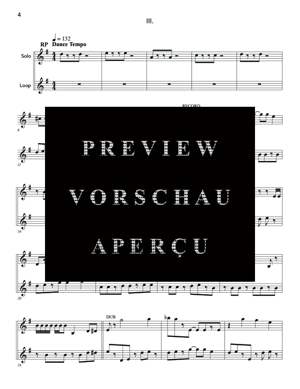 Produktgalerie: Seite 8 von 11 Looping Etudes, , (Melodieinstrument in C / B / Es und Loop Pedal)