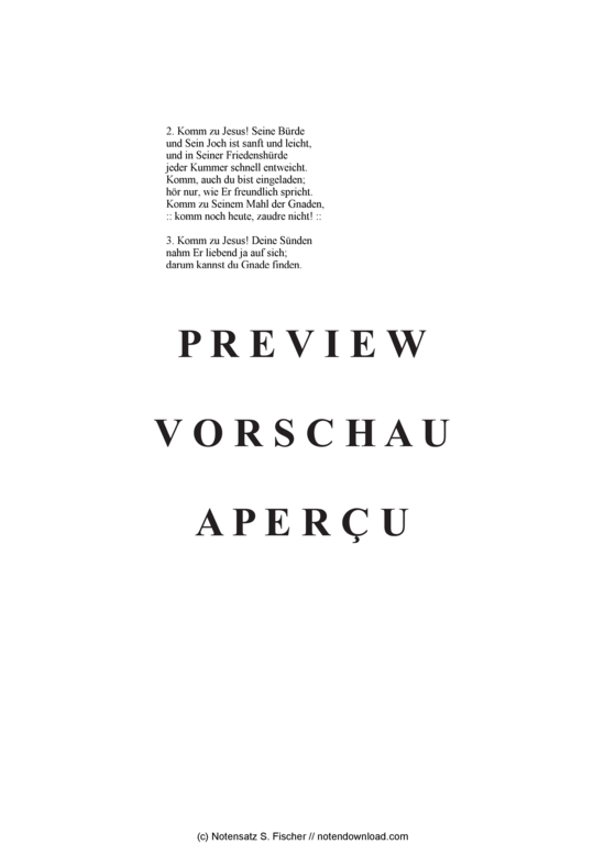Product gallery: Page 3 of 3 Komm zu Jesus, liebe Seele , , (mixed choir)