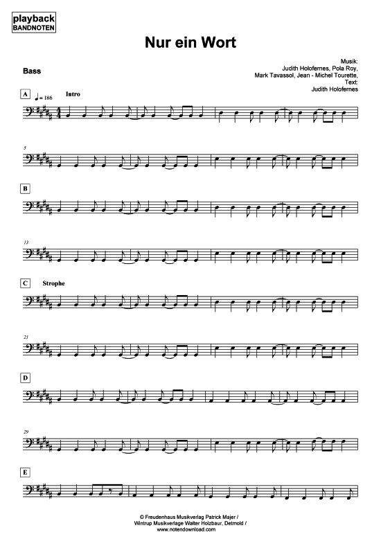 Product picture to: Nur ein Wort - BassWir sind Helden