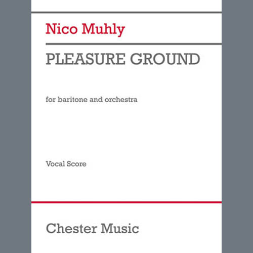 cover: Pleasure Ground, Nico Muhly, Gesang, Klavier