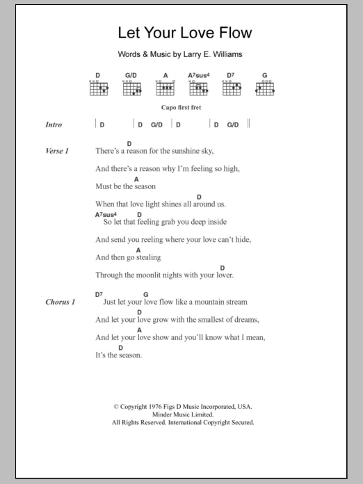 Produktgalerie: Seite 1 von 1 Let Your Love Flow, Bellamy Brothers, Gitarre