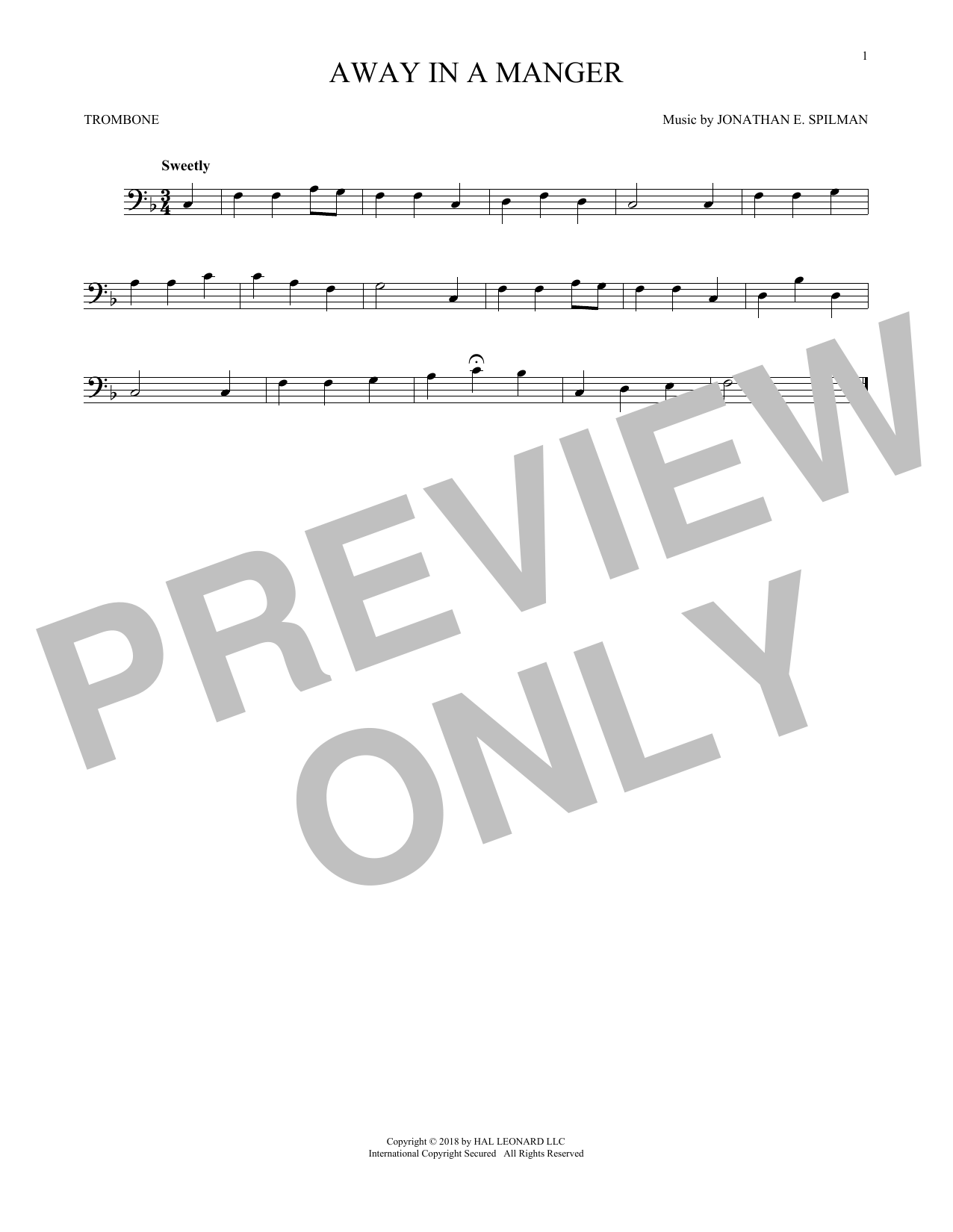 Product picture to:  Away In A Manger - Christmas Carol