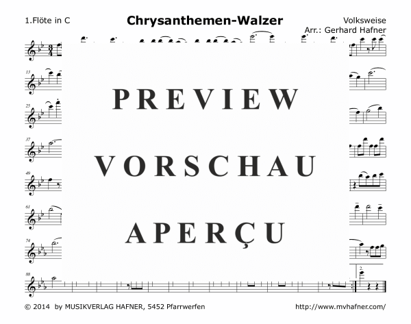 Product gallery: Page 4 of 11 Chrysanthemen-Walzer, , (woodwind and brass)
