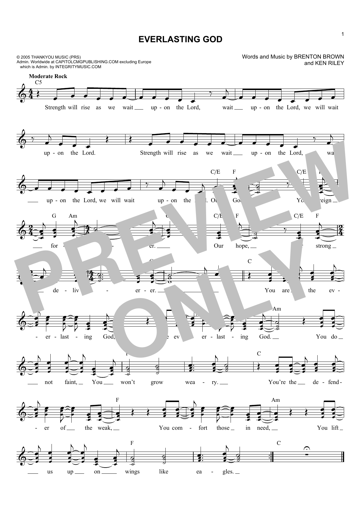 Produktgalerie: Seite 1 von 1 Everlasting God, Chris Tomlin, Melodieinstrument