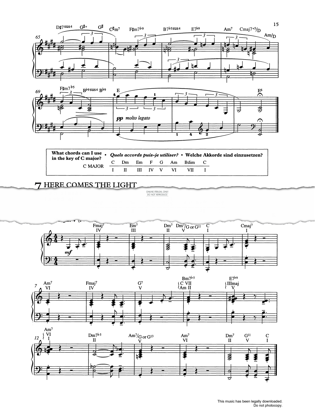 Produktgalerie: Seite 1 von 1 Here Comes The Light, John Kember, Klavier