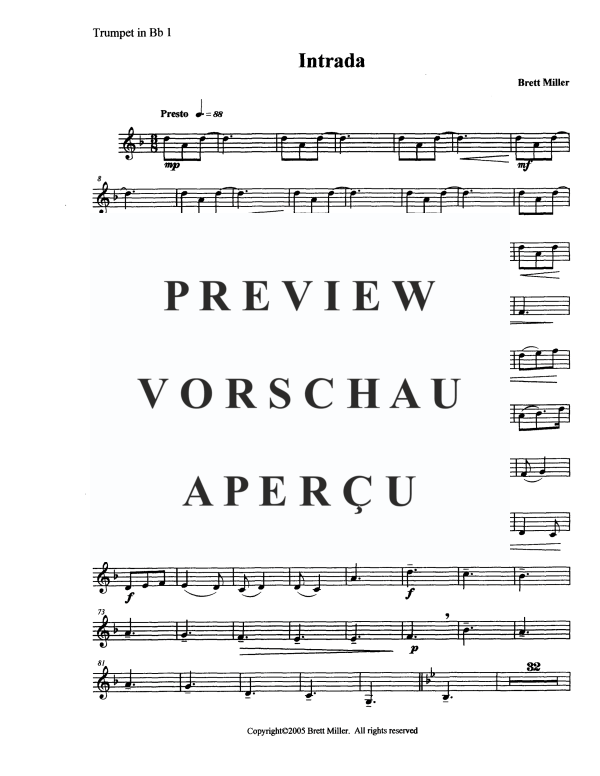 Produktgalerie: Seite 10 von 11 Intrada, , Blechbläserquintett