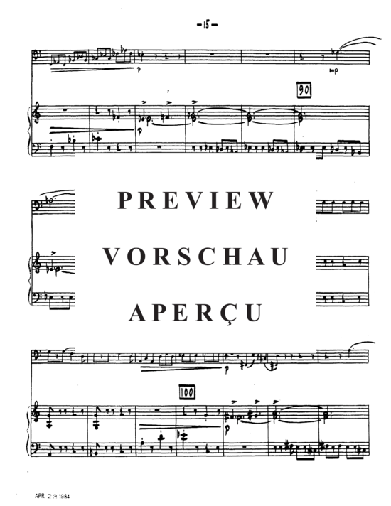 Produktgalerie: Seite 17 von 21 Concertino for Tuba and Piano , , (Tuba + Klavier)