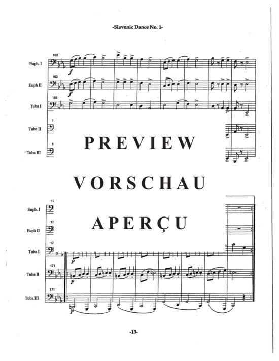 Product gallery: Page 17 of 21 Slavonic Dances Op. 46 No. 1 , , (Tuba Quartett EETT)