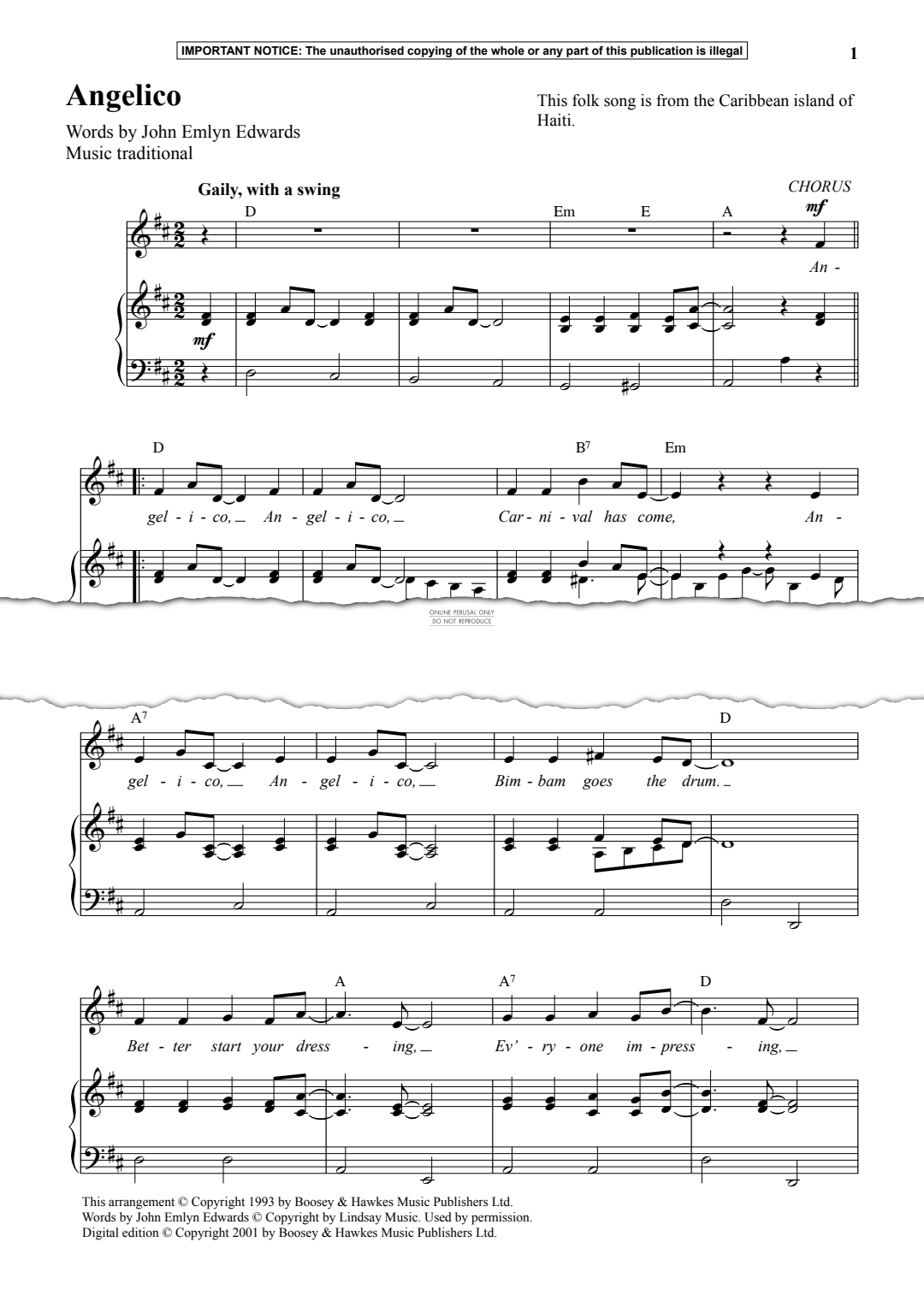 Produktgalerie: Seite 1 von 1 Angelico, Traditional, Gesang, Klavier