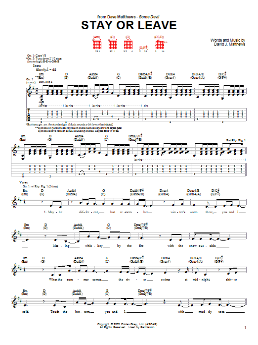 Produktbild zu: Stay or Leave