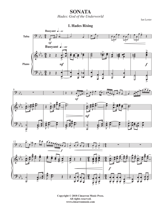 Product picture to: Sonata Ian Lester