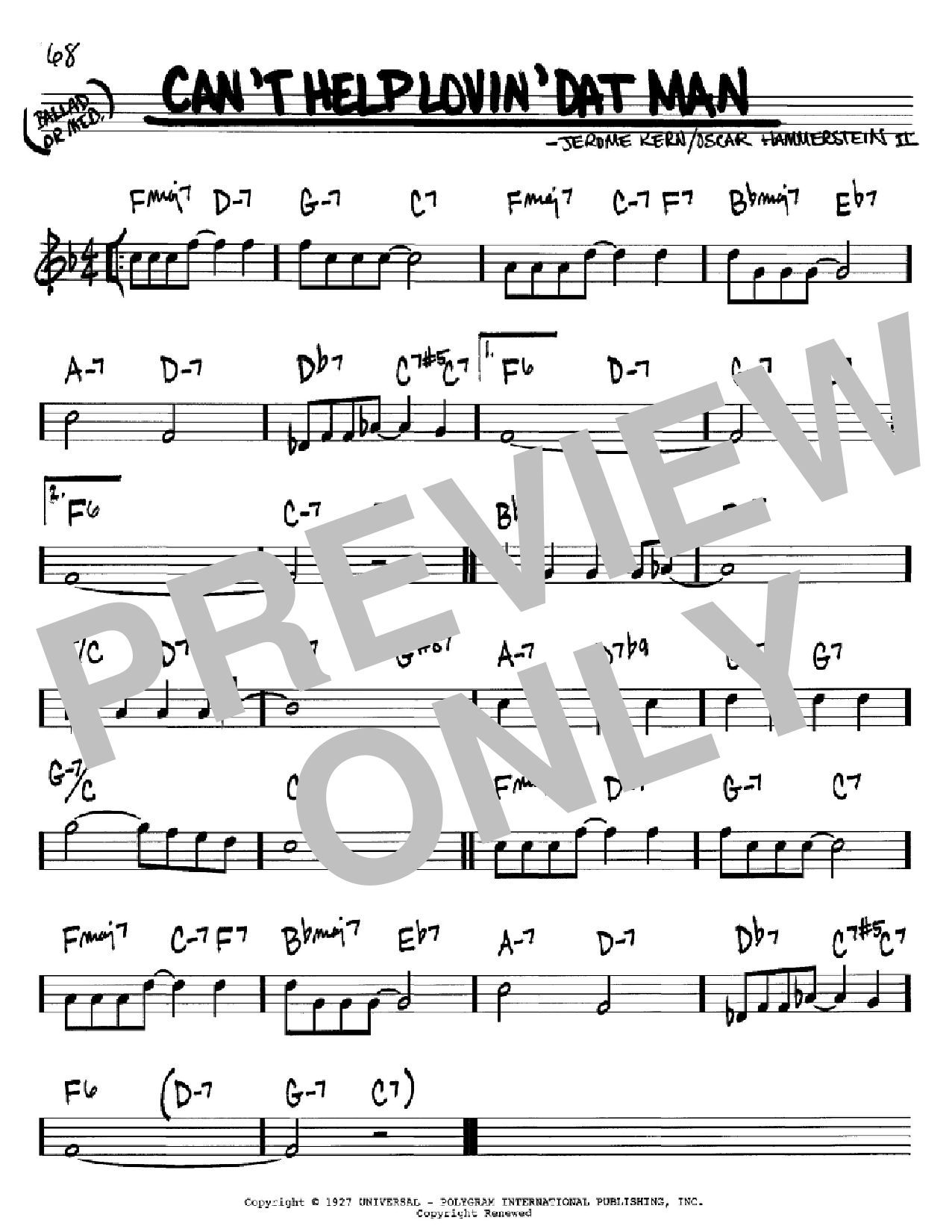 Produktbild zu: Can't Help Lovin' Dat Man