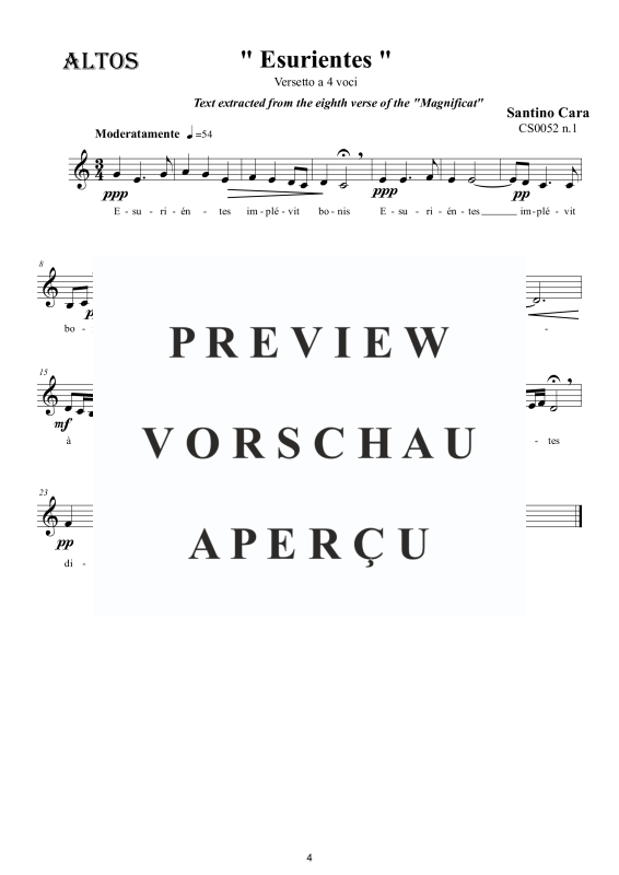 Product gallery: Page 5 of 7 Esurientes - Versetto (Magnificat), , Mixed Choir A Cappella