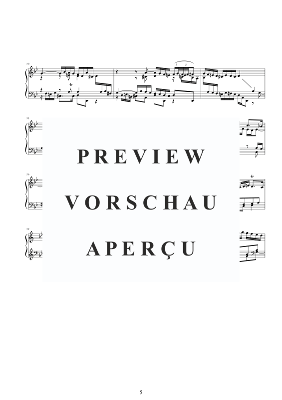 Product gallery: Page 6 of 8 Fantasia BWV 1128, , Solo Piano