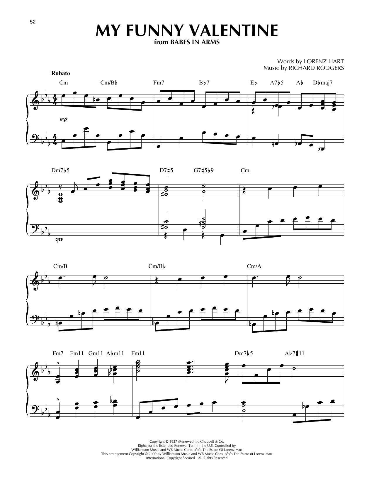 Produktbild zu: My Funny Valentine (arr. Brent Edstrom) [Jazz version]