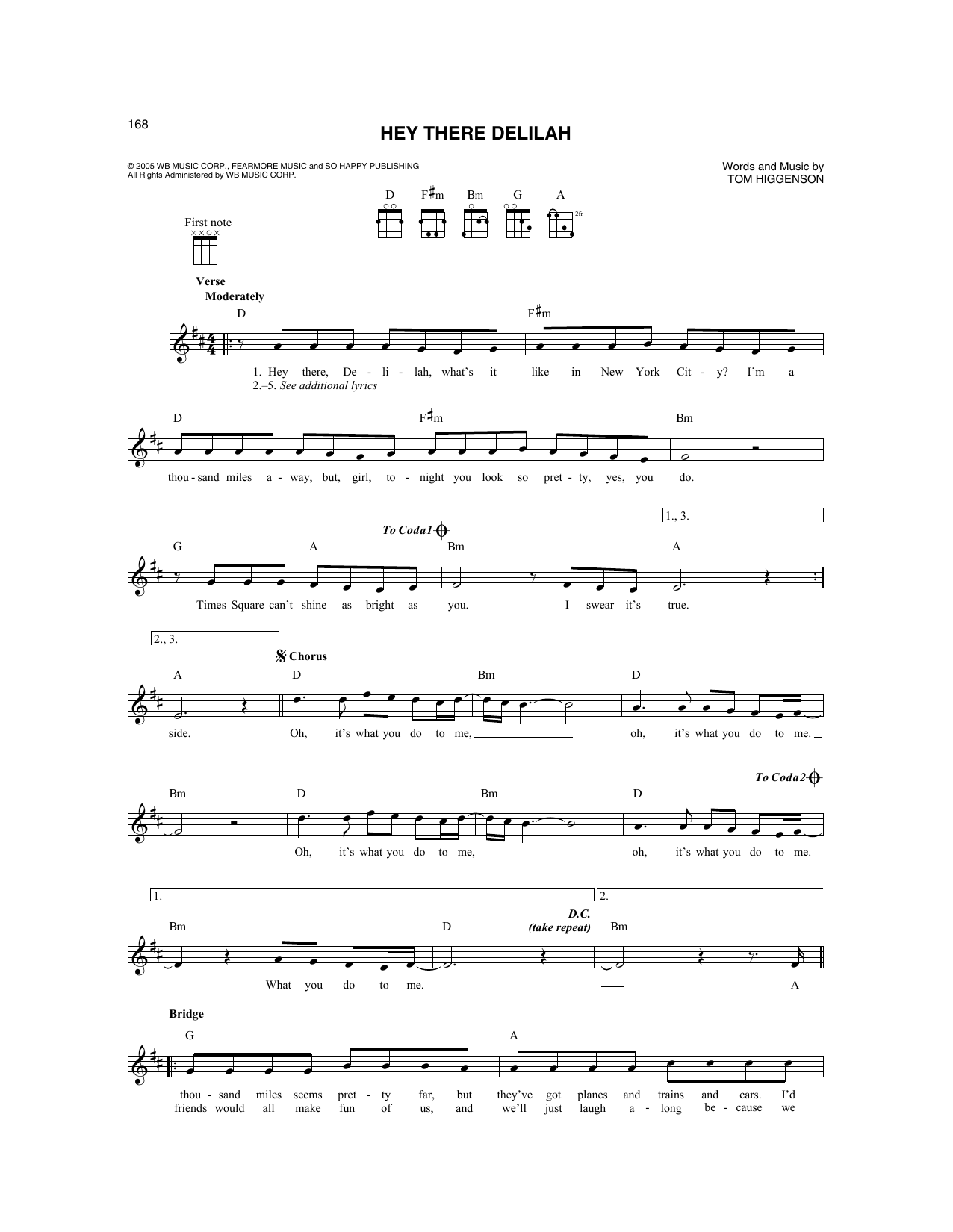 Product picture to: Hey There Delilah