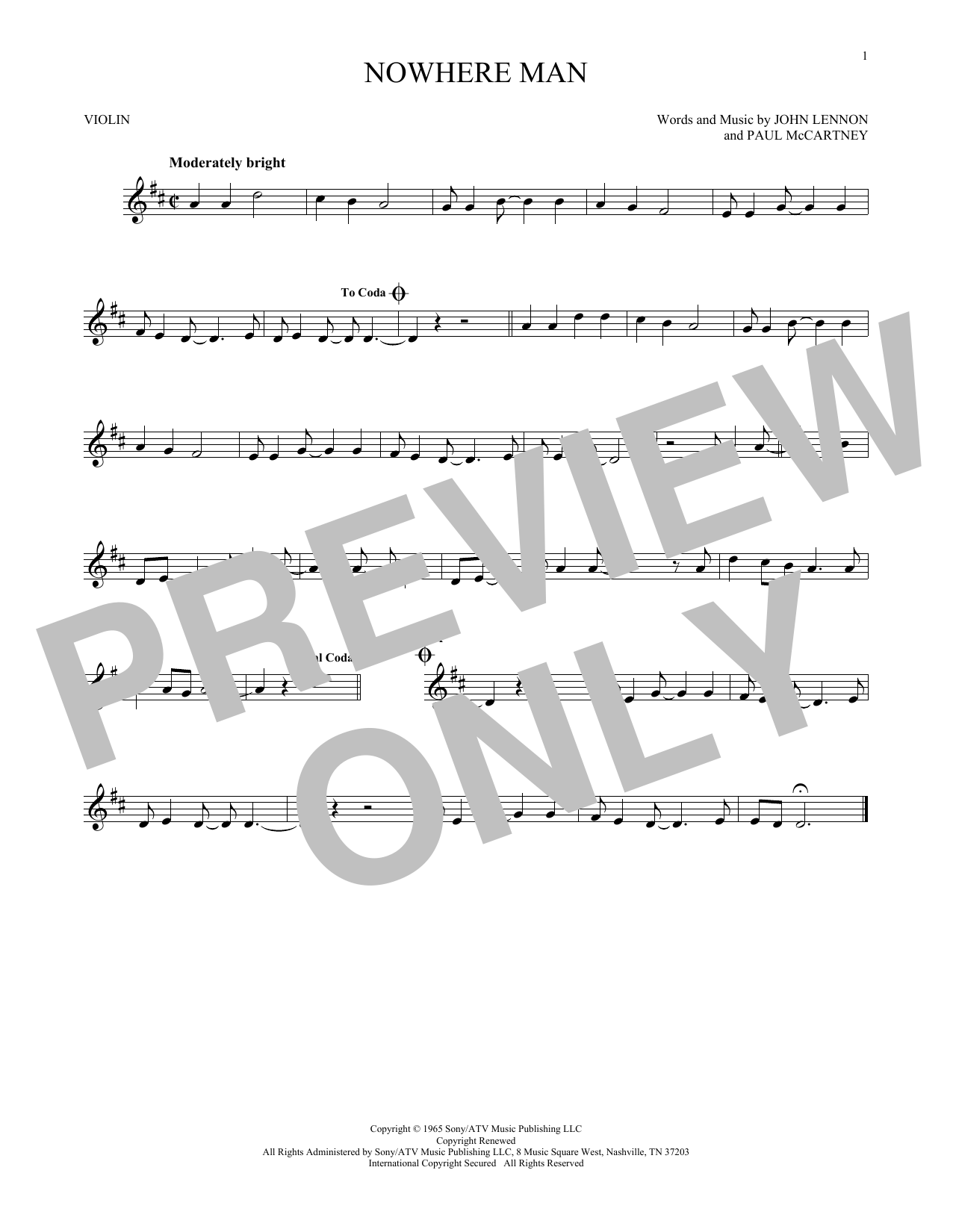 Product gallery: Page 1 of 1 Nowhere Man, The Beatles