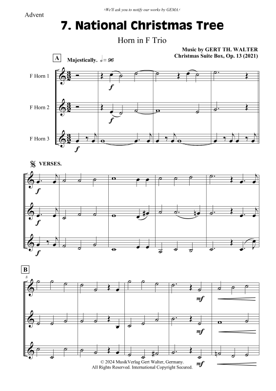 Produktbild zu: National Christmas TreeGert Th. Walter