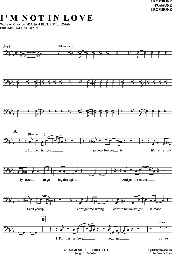 Product picture to: I´M Not In Love 10cc