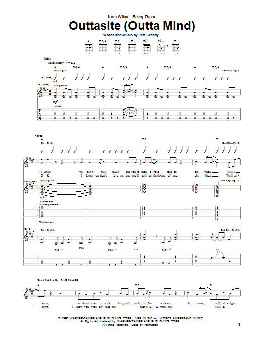 Produktgalerie: Seite 1 von 1 Outtasite (Outta Mind), Wilco, Gitarre