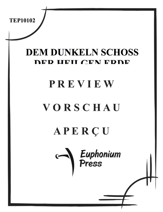 Product gallery: Page 2 of 10 Dem dunkeln Schoss der heilgen Erde , , (Tuba Quartett EETT)
