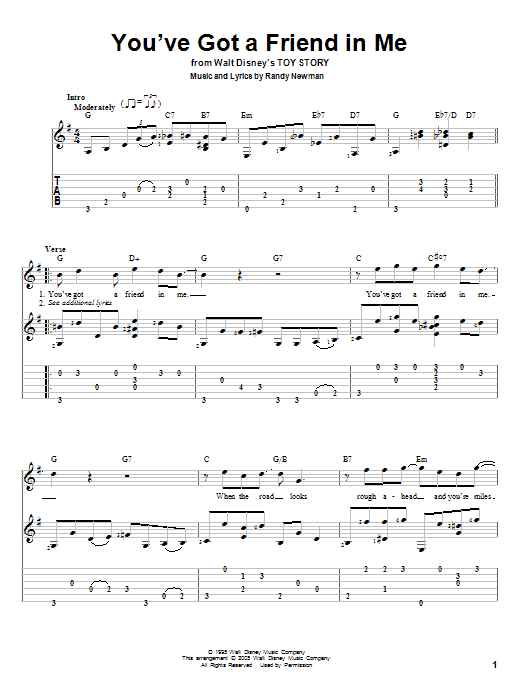 Produktbild zu: You've Got A Friend In Me (from Toy Story)