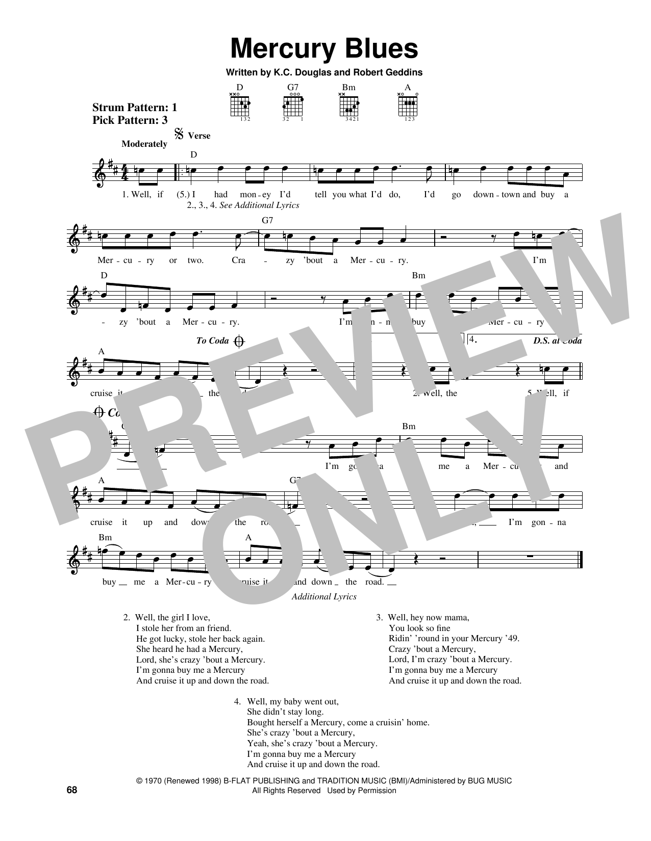Produktbild zu: Mercury Blues