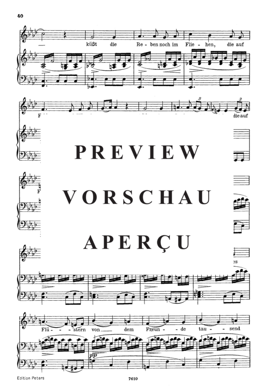 Product gallery: Page 4 of 7 Suleika I, D.720 Was bedeutet die Bewegung?, , Low Voice and Piano