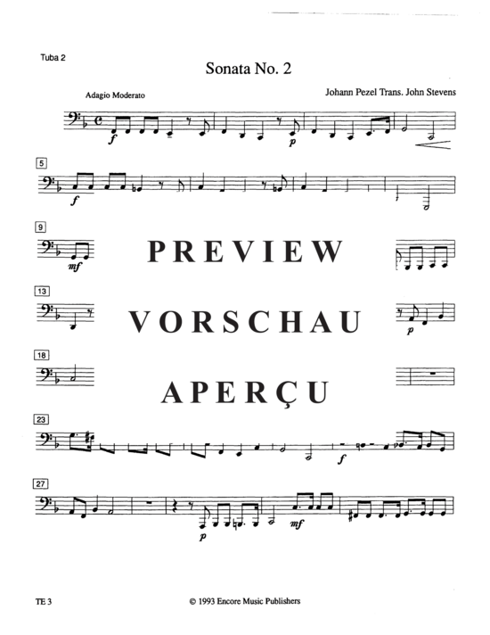 Product gallery: Page 14 of 15 Sonata No. 2 , , (Tuba Quartett EETT)