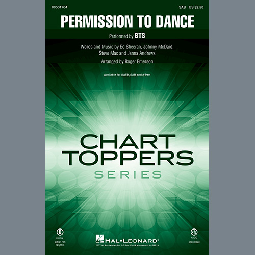 Product picture to: Permission To Dance (arr. Roger Emerson)