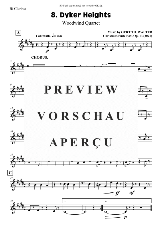 Produktgalerie: Seite 7 von 8 Dyker Heights, , (Holzbläser Quartett)