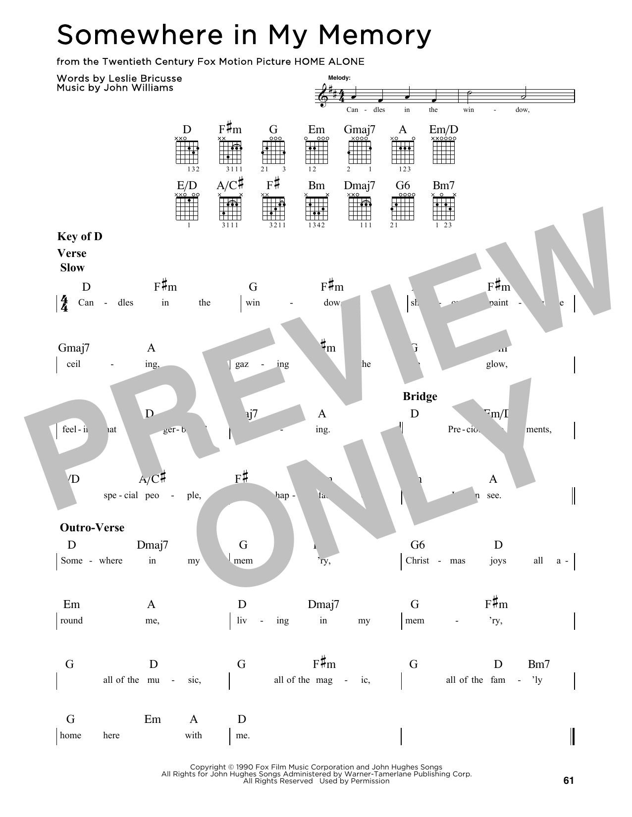 Product gallery: Page 1 of 1 Somewhere In My Memory, John Williams