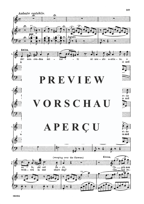 Produktgalerie: Seite 7 von 11 Ah non credea mirarti, , Sopran und Klavier