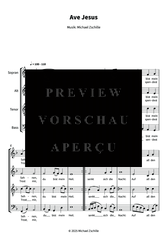 Produktgalerie: Seite 5 von 6 Ave Jesus, Gottes Sohn, , (Gemischter Chor)