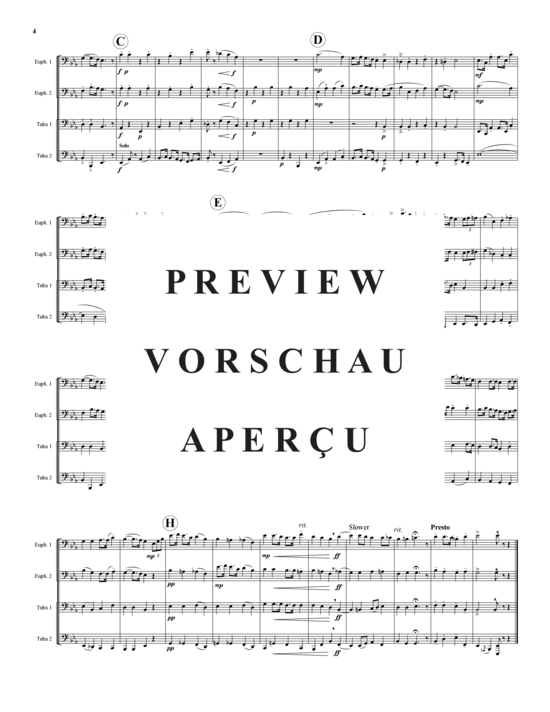 Product gallery: Page 5 of 17 Songs of the British Isles , , (Tuba Quartet: 2x Baritone, 2xTuba)