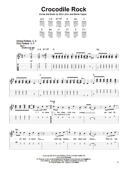 Product gallery: Page 1 of 1 Crocodile Rock, Elton John
