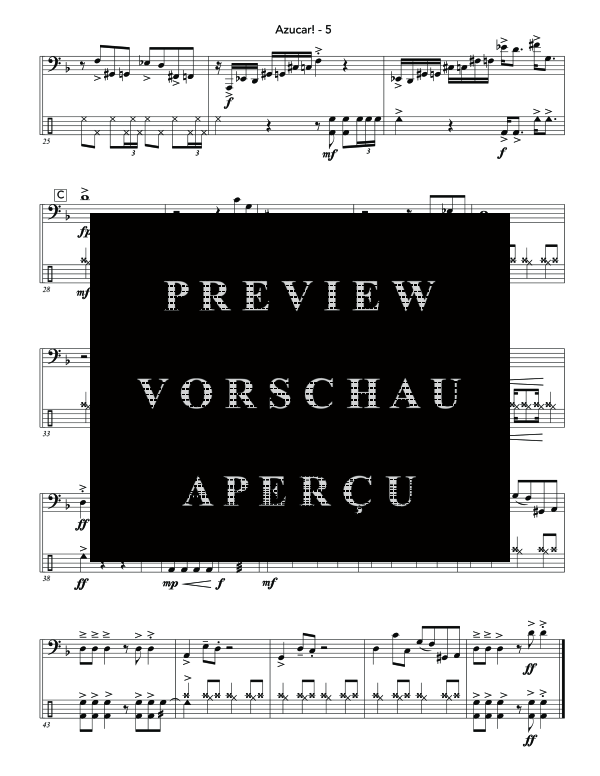 Produktgalerie: Seite 9 von 11 Azucar!, , (Tuba und Percussion)