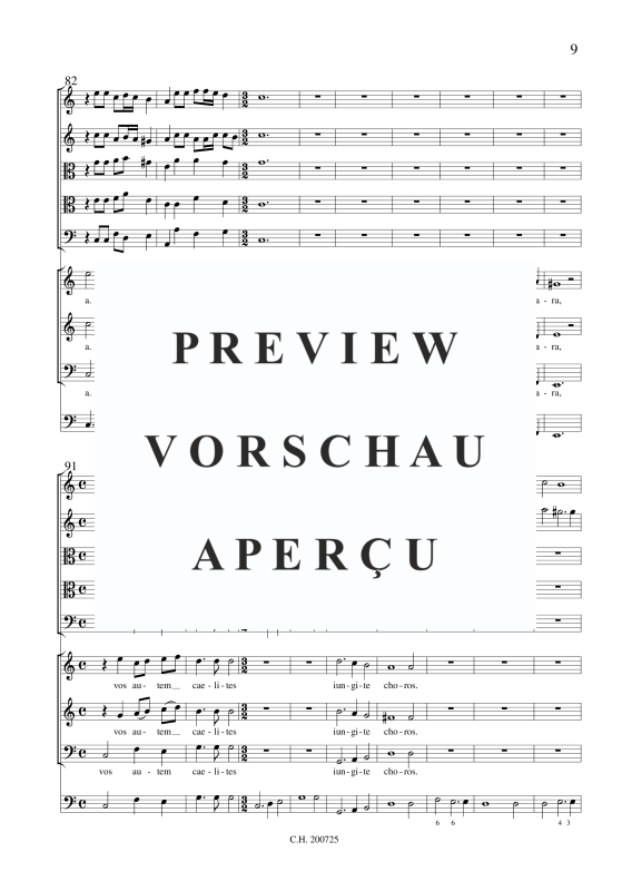 gallery: Laetantes canite, , (Gemischtes Ensemble 3 Stimmen SSB, Streicher und BC)