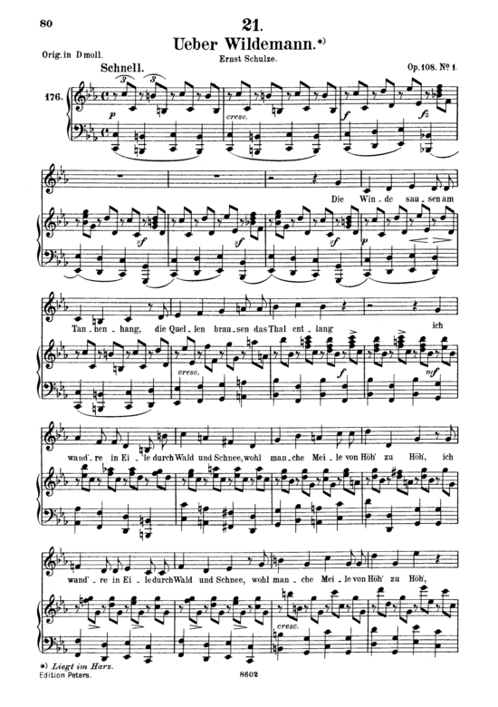 Product picture to: Über Wildemann D.867Franz Schubert