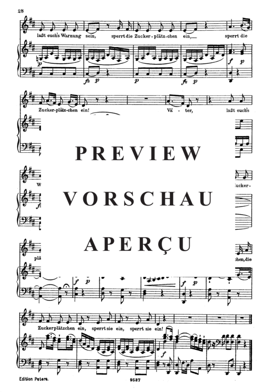 Product gallery: Page 4 of 4 Warnung K.433-416c, , Medium Voice and Piano