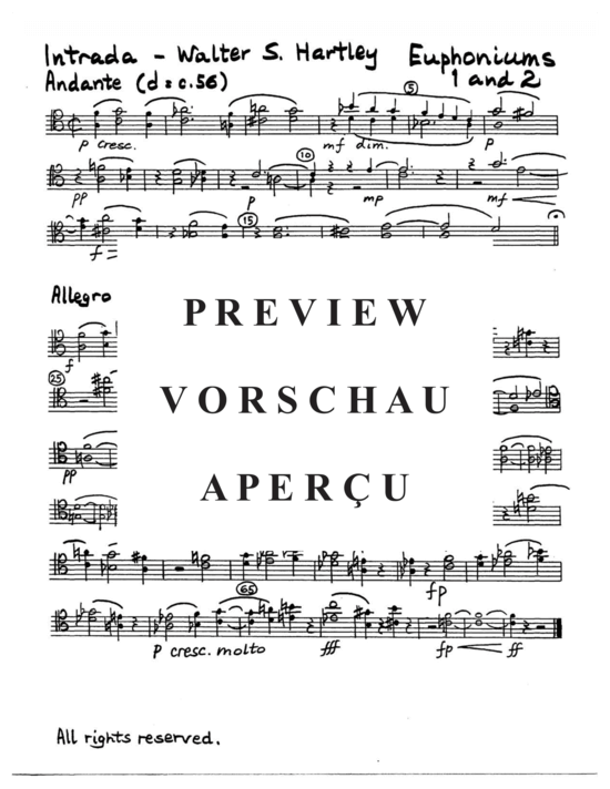 Produktgalerie: Seite 13 von 21 Intrada and Gigue , , (Euphonium Ensemble 8 Euphoniums)