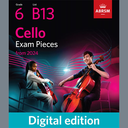 cover: Irish Melody (Grade 6, B13, from the ABRSM Cello Syllabus from 2024), Amy Elsie Horrocks, Violoncello