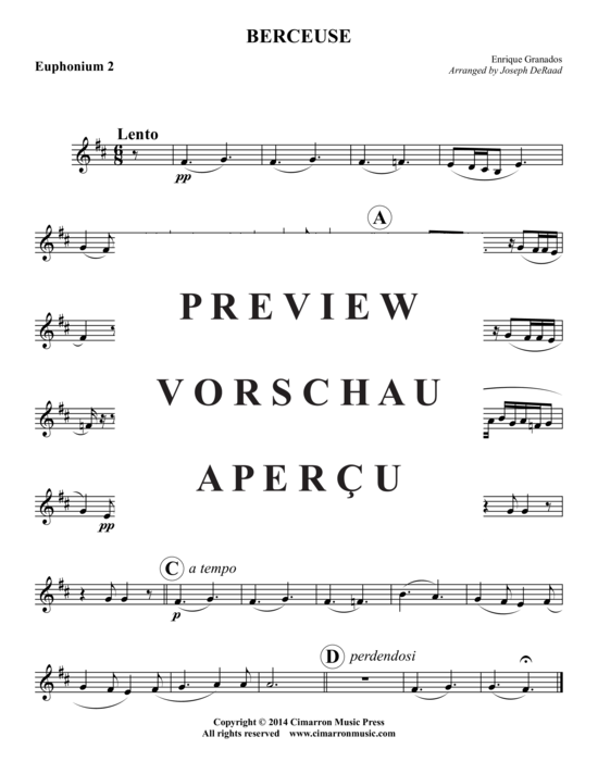 gallery: Berceuse , , (2x Bariton, 2x Tuba)