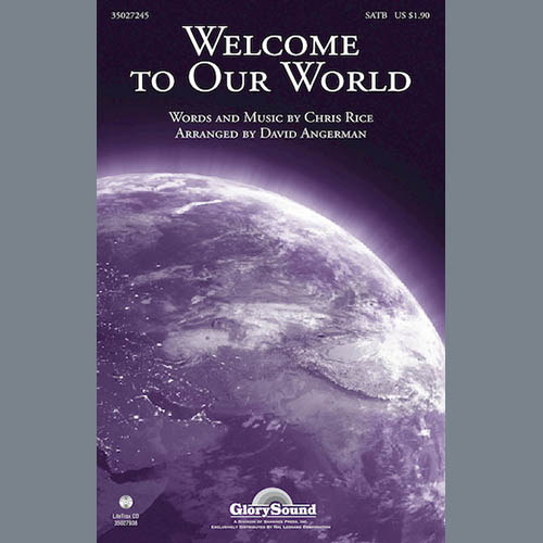 cover: Welcome To Our World, David Angerman
