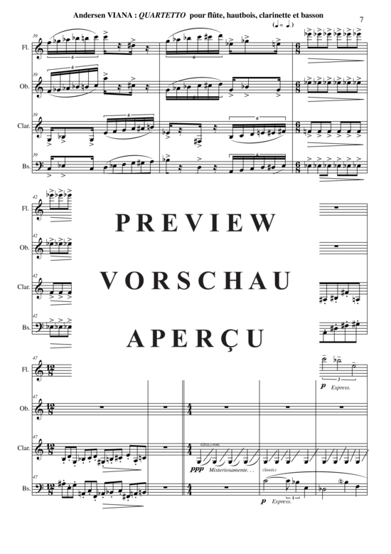 Product gallery: Page 8 of 21 Quartet , , (Woodwind Quartet)