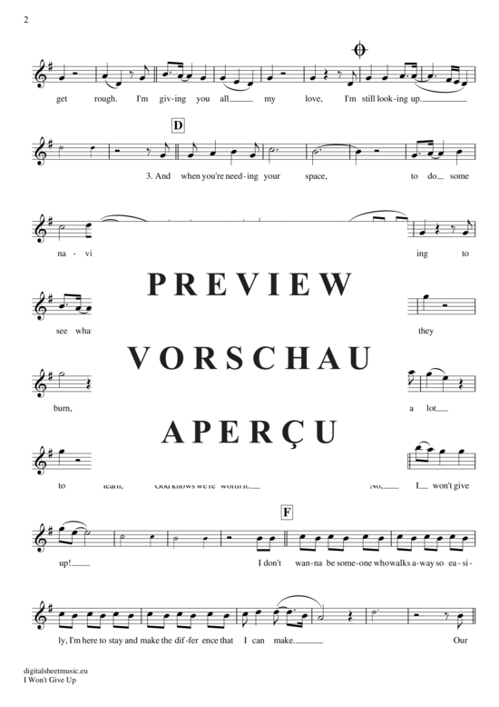 Produktgalerie: Seite 3 von 4 I won´t give up , Mraz, Jason, Trompete in B