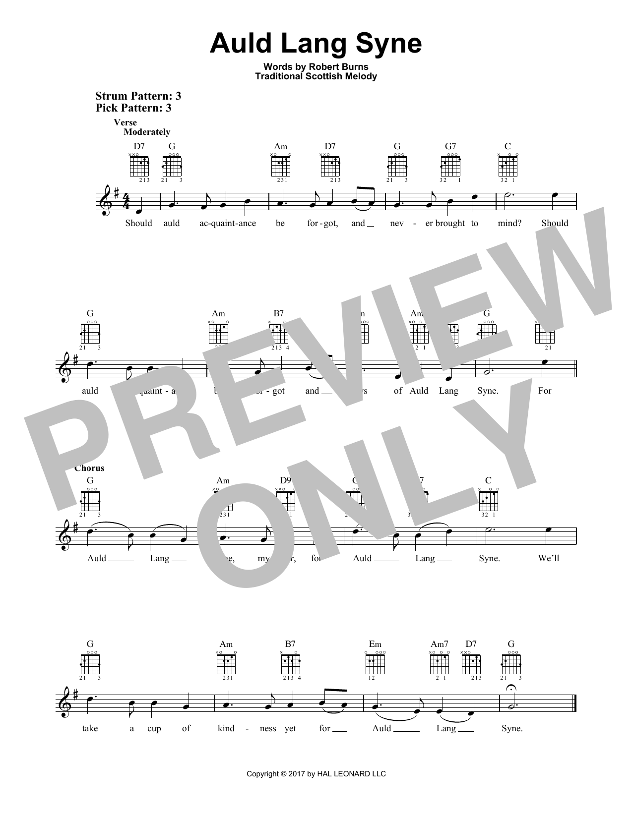 Product gallery: Page 1 of 1 Auld Lang Syne, Traditional Scottish Melody