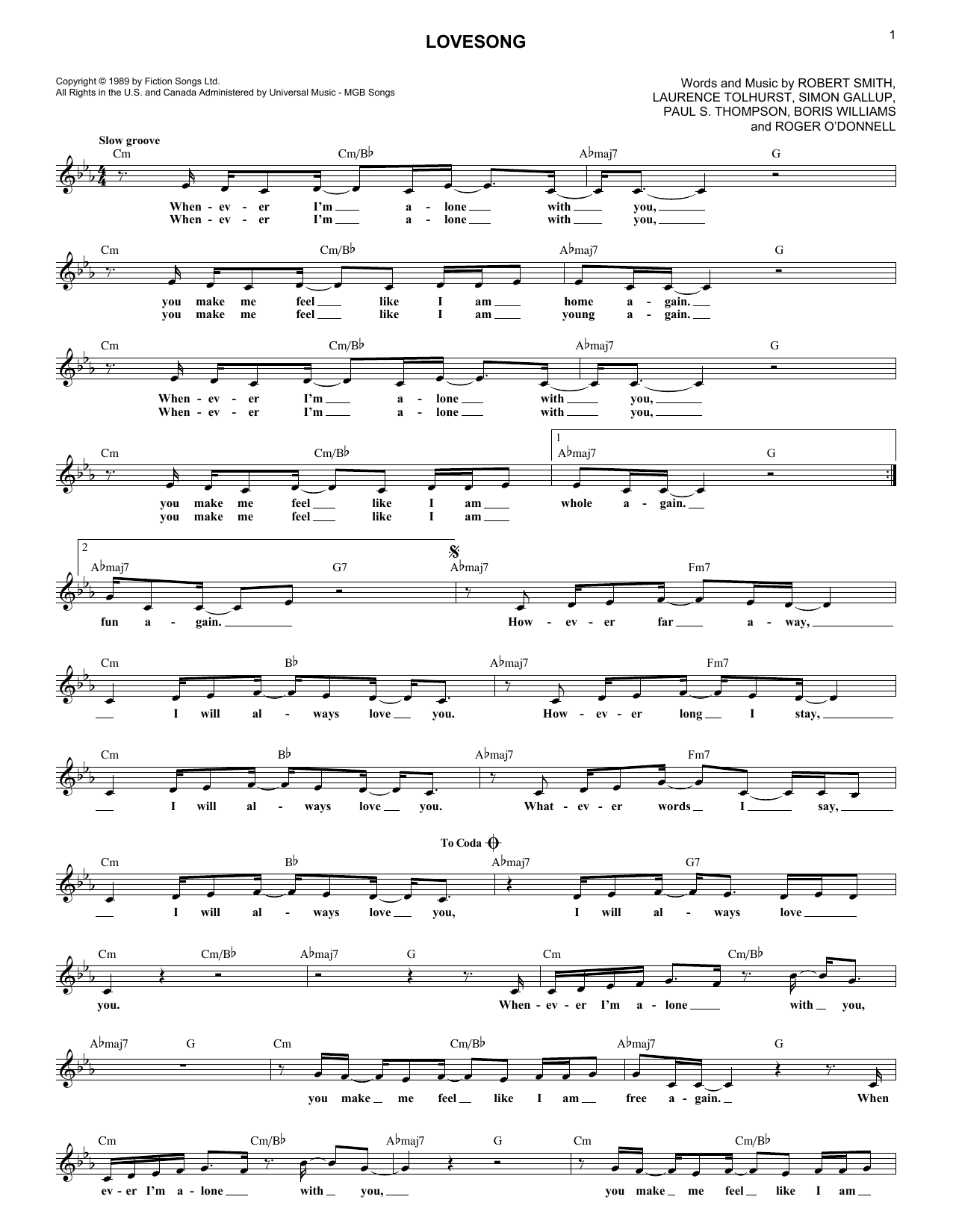 Product picture to: Lovesong