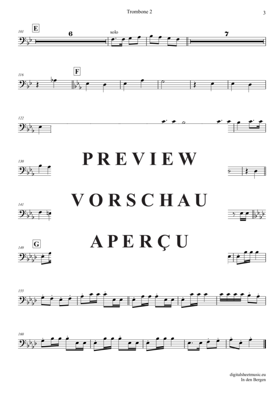 Product gallery: Page 14 of 21 In Den Bergen , Avsenik, Slavko, (Trombone Trio + Piano)