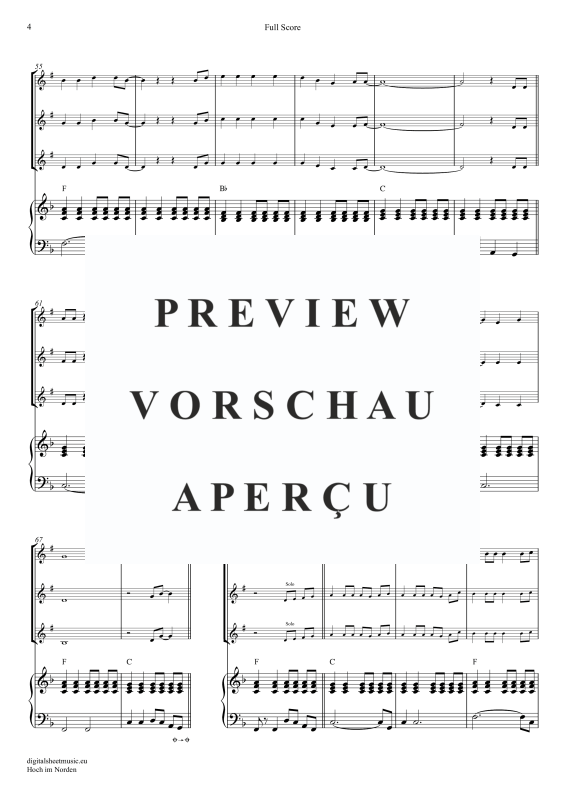 Produktgalerie: Seite 5 von 11 Hoch im Norden, Santiano, (Klarinetten Trio + Klavier)